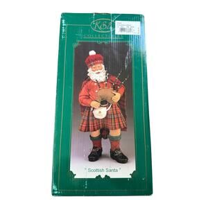 Kurt Adler KSA Collectibles "Santa Scottish Figurine" - Vintage